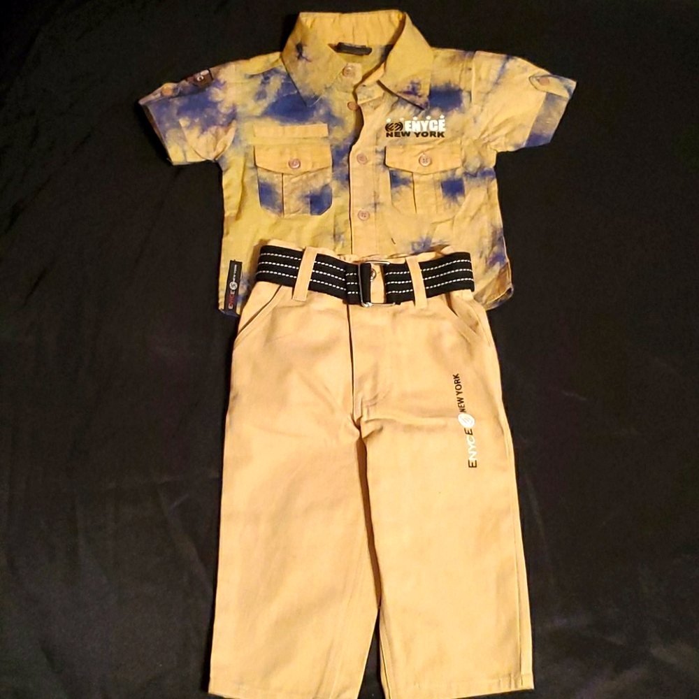 Boys 2 piece pants outfit